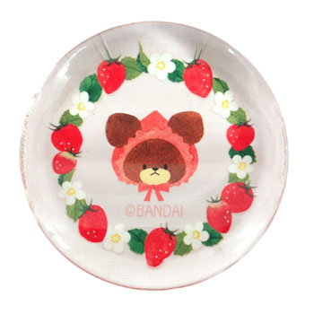 ガラス丸箸置き
(いちごテーマ)