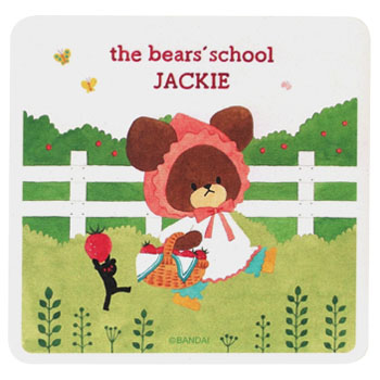 角型陶製吸水コースター
(いちごテーマ)