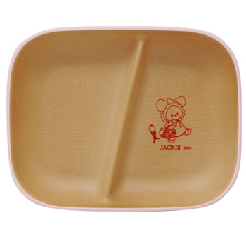 木目調ランチスクエアワンプレート
[pink/仕切り付]
(いちごテーマ)