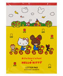 48レターパッド
 [KN26-31]
(くまのがっこう×ハローキティ)