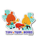 ダイカットステッカー
[230010/ピアノ]
(TINY TWIN BEARS)