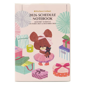 2026 SCHEDULE 
NOTEBOOK[5P]
(くまのがっこう)